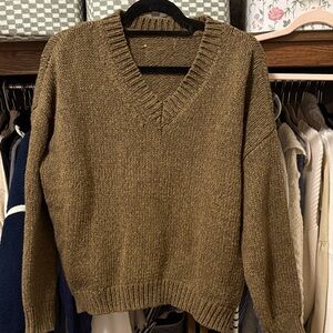 Women’s Olive Sweater
